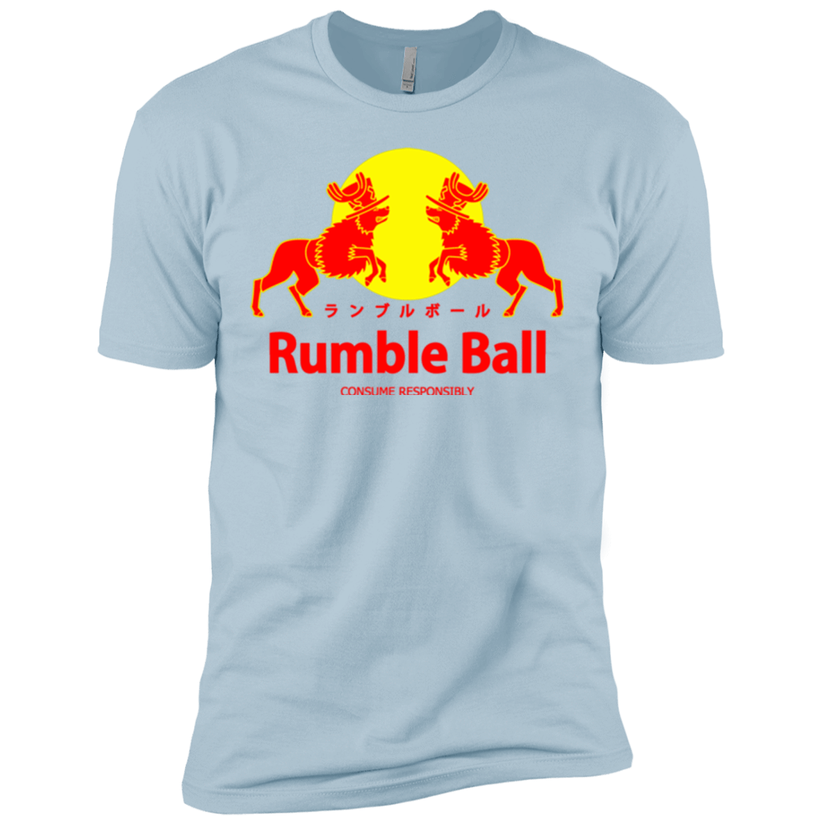 T-Shirts Light Blue / X-Small Rumble Ball Men's Premium T-Shirt