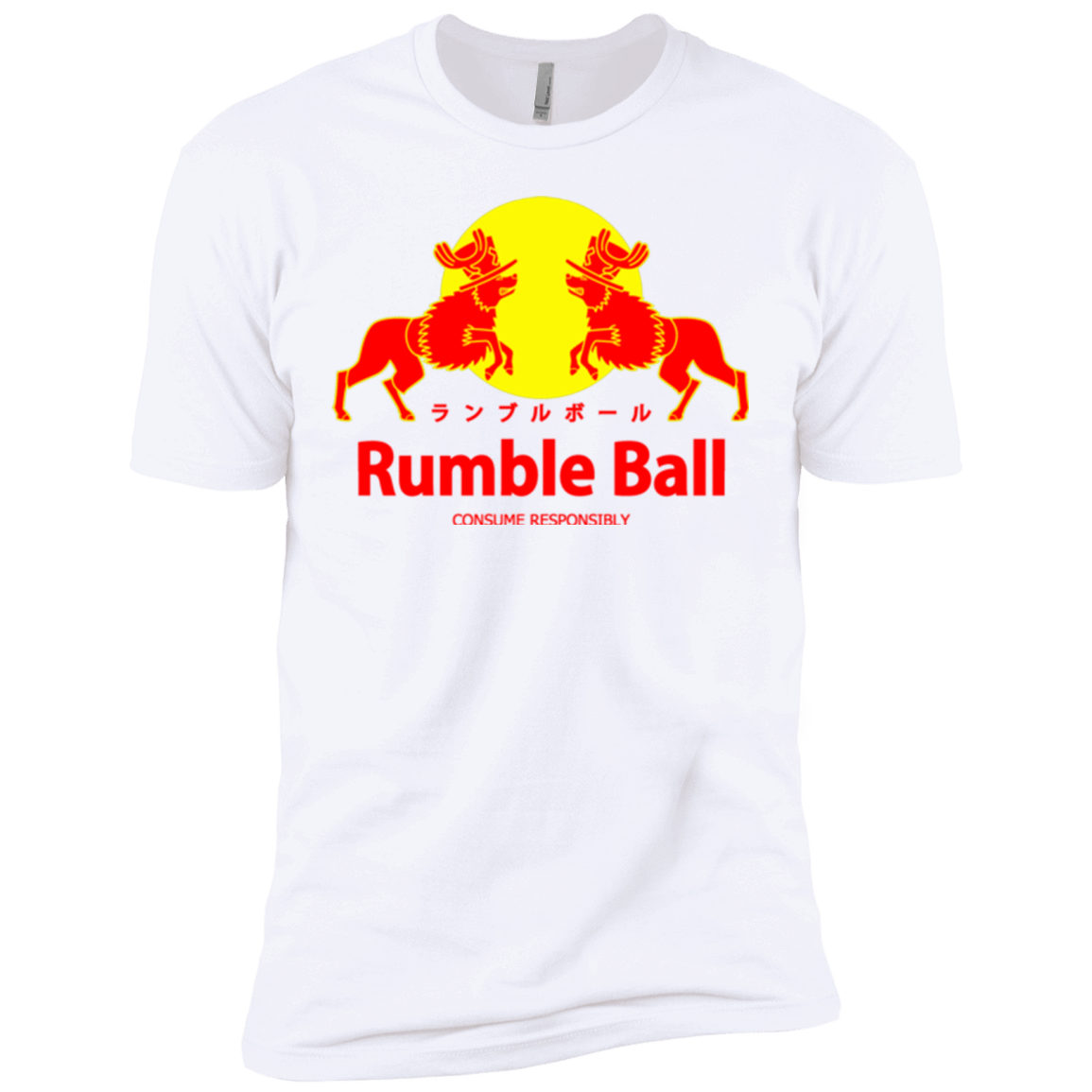 T-Shirts White / X-Small Rumble Ball Men's Premium T-Shirt