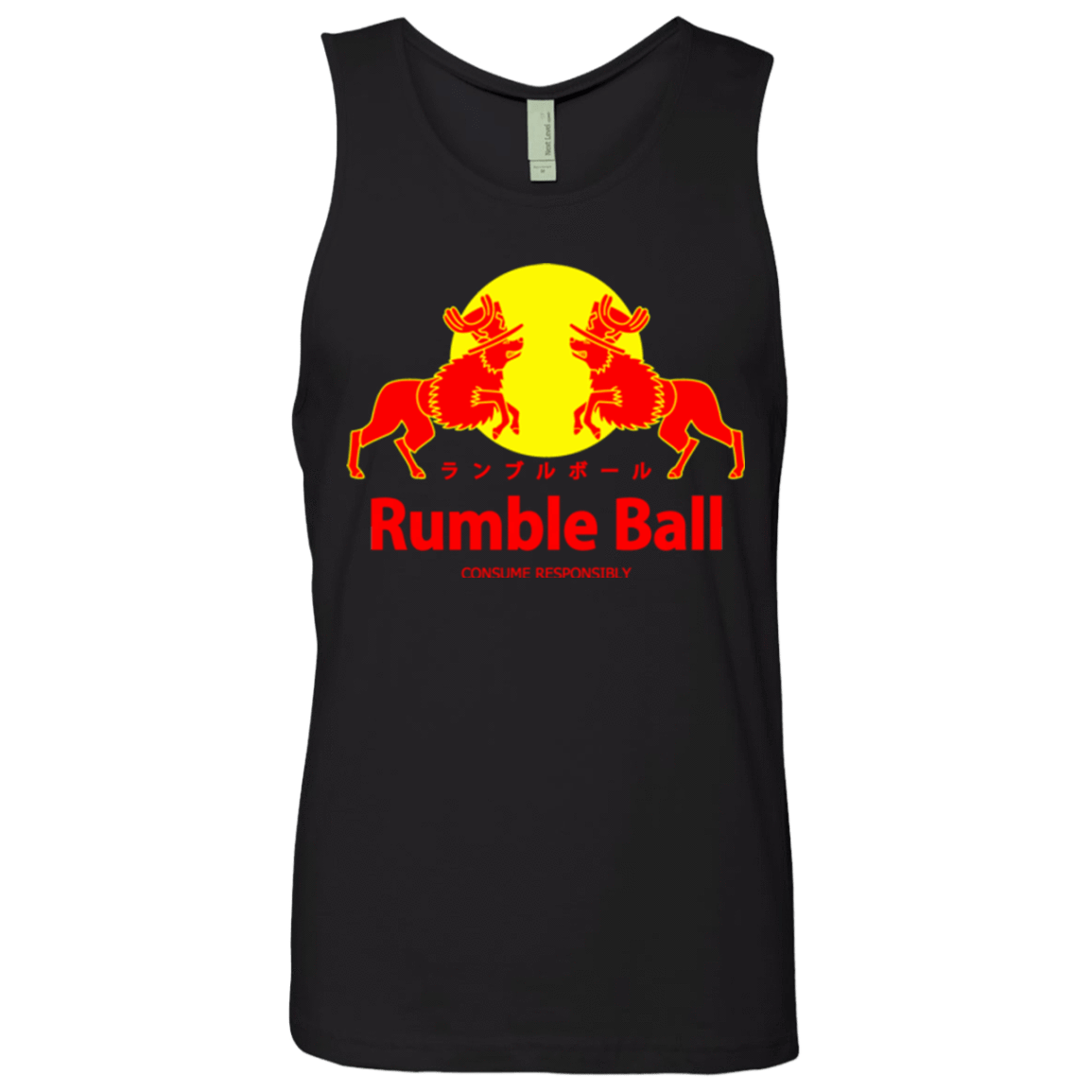 T-Shirts Black / Small Rumble Ball Men's Premium Tank Top