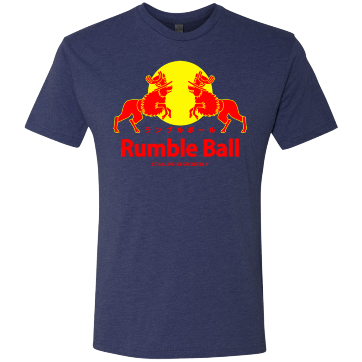 T-Shirts Vintage Navy / Small Rumble Ball Men's Triblend T-Shirt