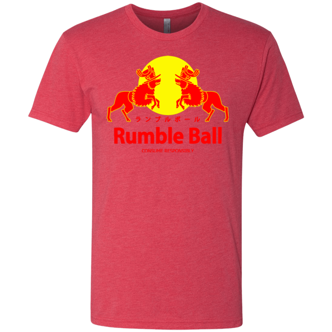 T-Shirts Vintage Red / Small Rumble Ball Men's Triblend T-Shirt