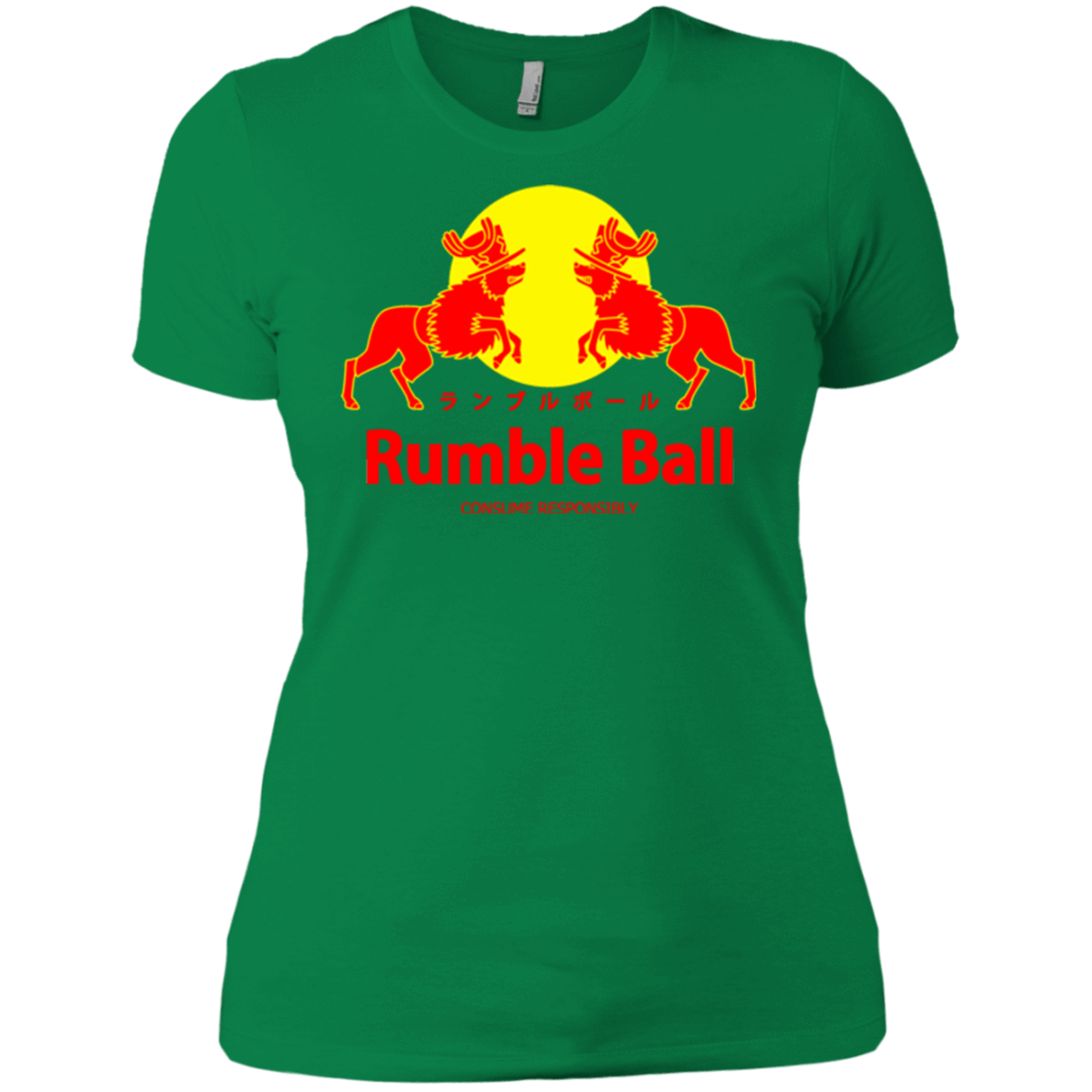 T-Shirts Kelly Green / X-Small Rumble Ball Women's Premium T-Shirt