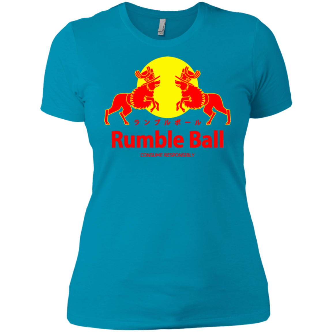T-Shirts Turquoise / X-Small Rumble Ball Women's Premium T-Shirt