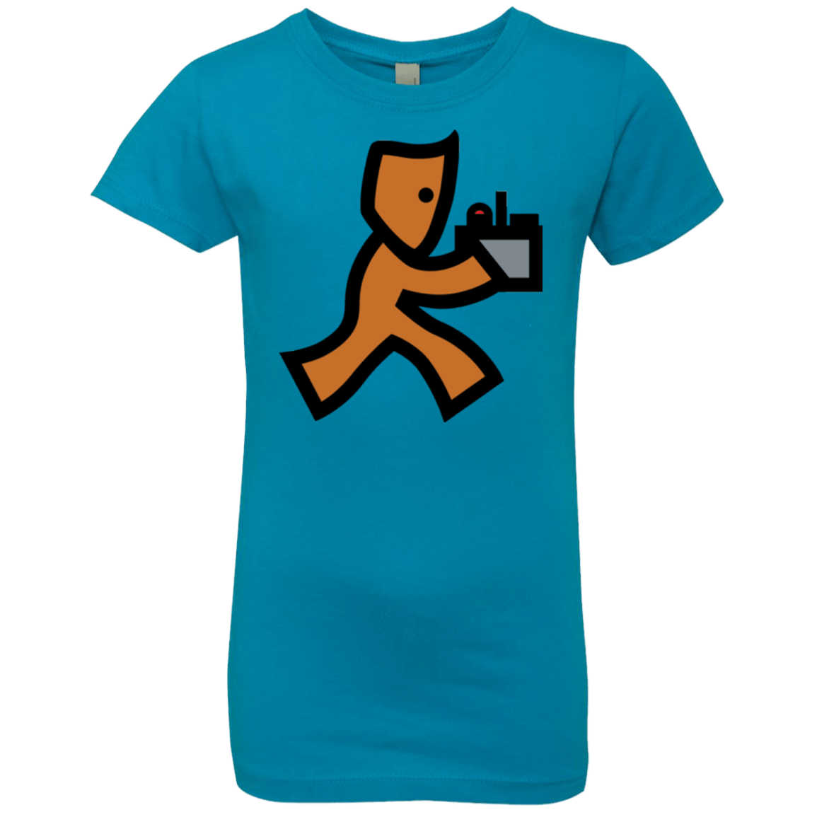 T-Shirts Turquoise / YXS RUN Girls Premium T-Shirt