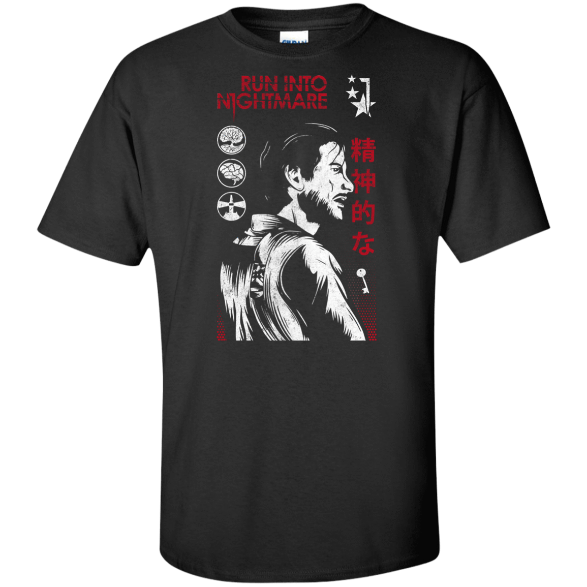 T-Shirts Black / XLT Run Into Nightmare Tall T-Shirt