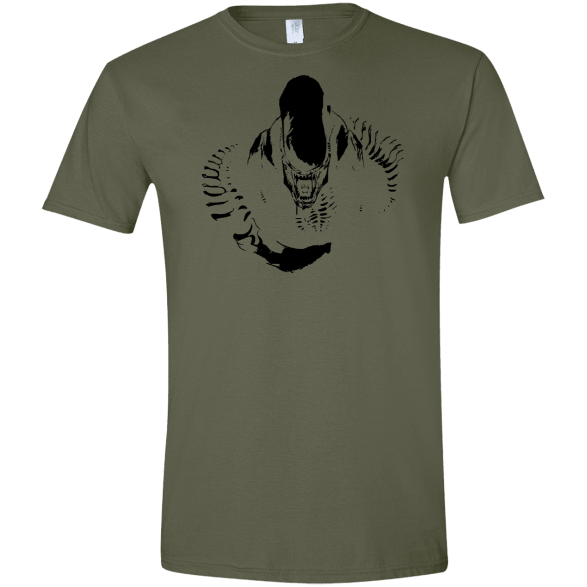 T-Shirts Military Green / S Run Men's Semi-Fitted Softstyle