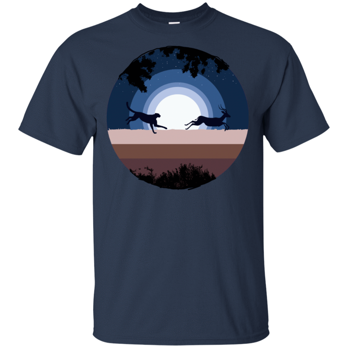 T-Shirts Navy / S Run T-Shirt