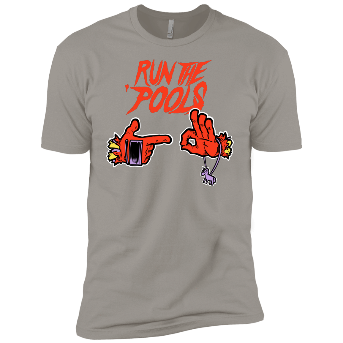 T-Shirts Light Grey / YXS Run the Pools Boys Premium T-Shirt
