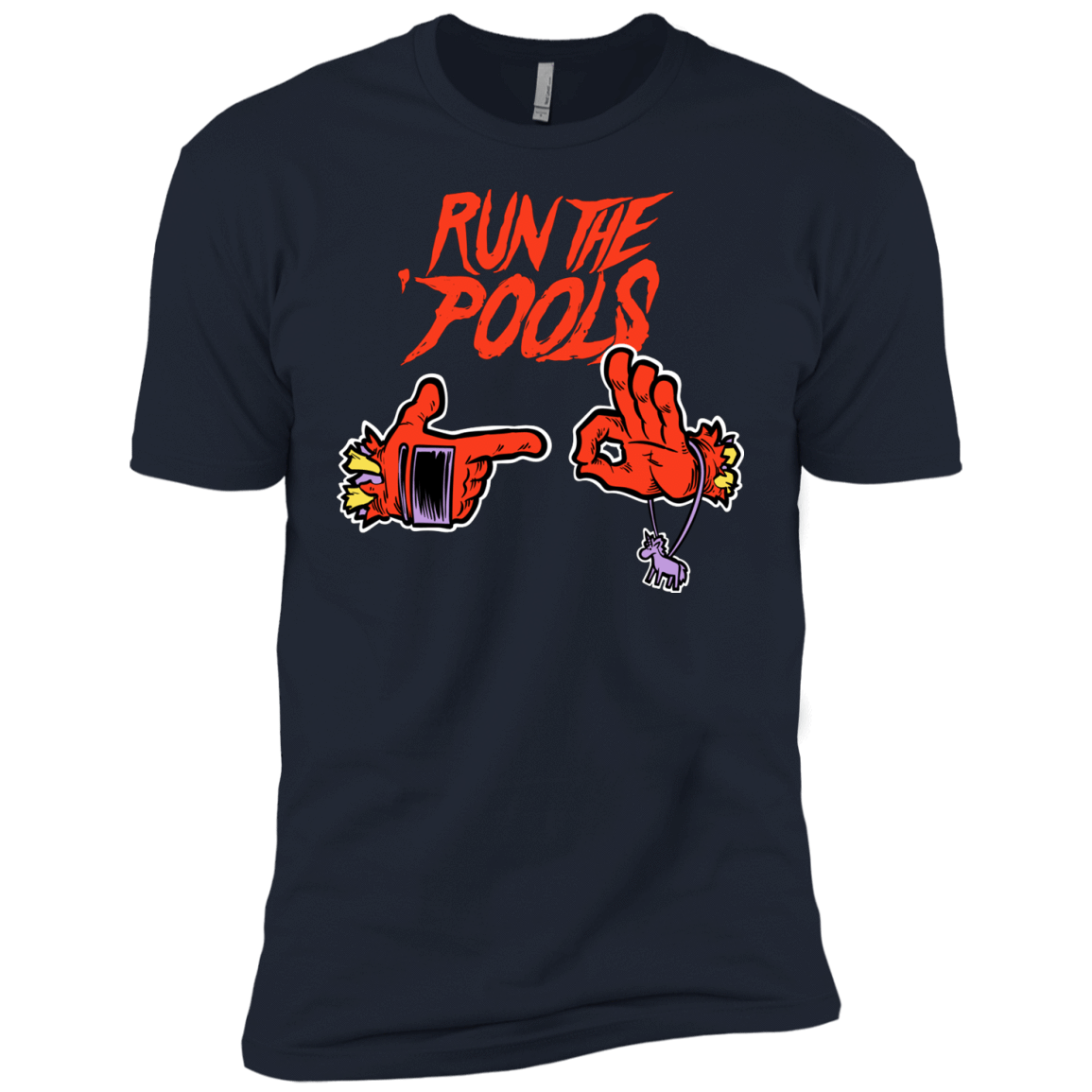 T-Shirts Midnight Navy / YXS Run the Pools Boys Premium T-Shirt