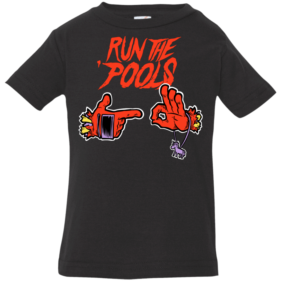 T-Shirts Black / 6 Months Run the Pools Infant Premium T-Shirt