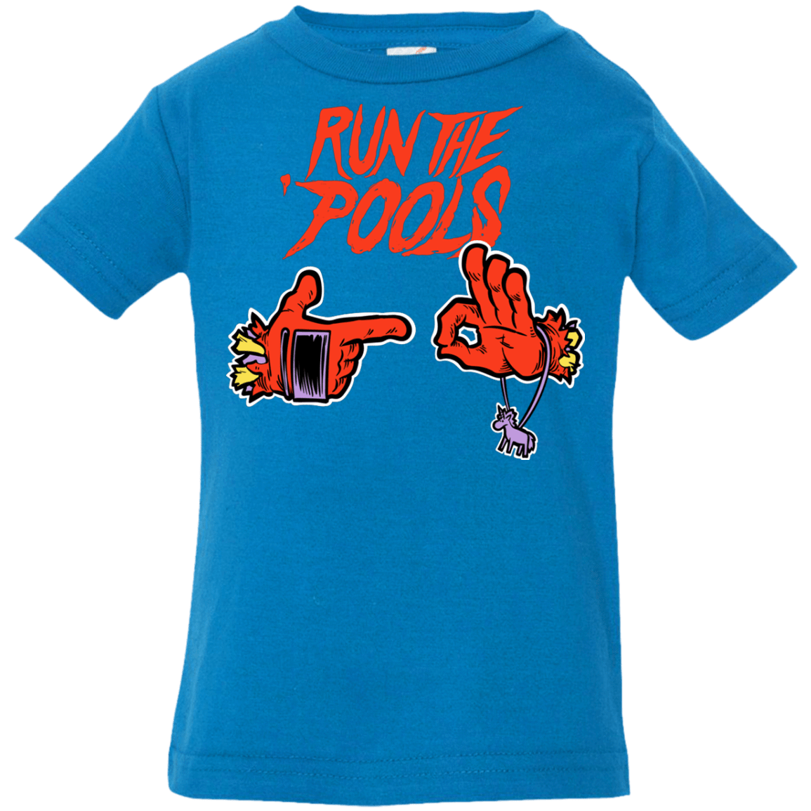 T-Shirts Cobalt / 6 Months Run the Pools Infant Premium T-Shirt