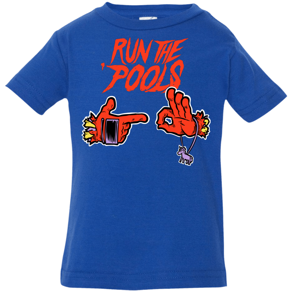 T-Shirts Royal / 6 Months Run the Pools Infant Premium T-Shirt
