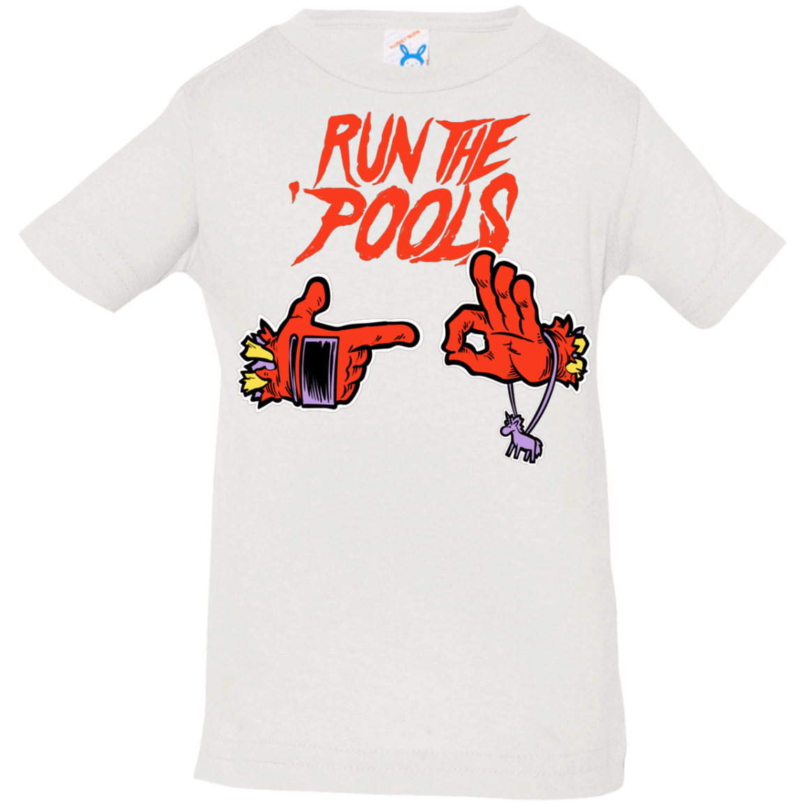 T-Shirts White / 6 Months Run the Pools Infant Premium T-Shirt