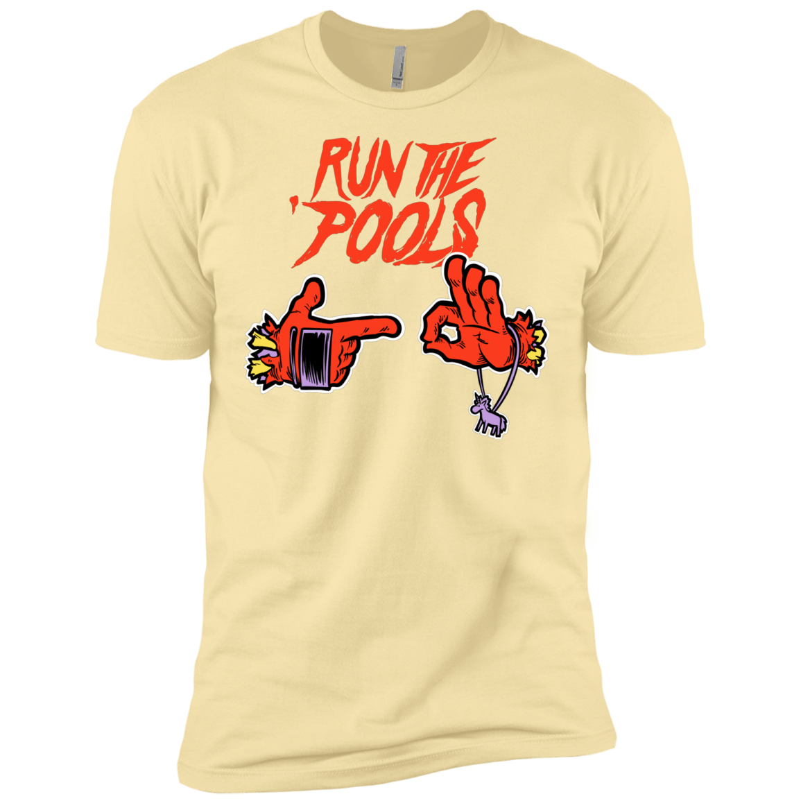 T-Shirts Banana Cream / X-Small Run the Pools Men's Premium T-Shirt