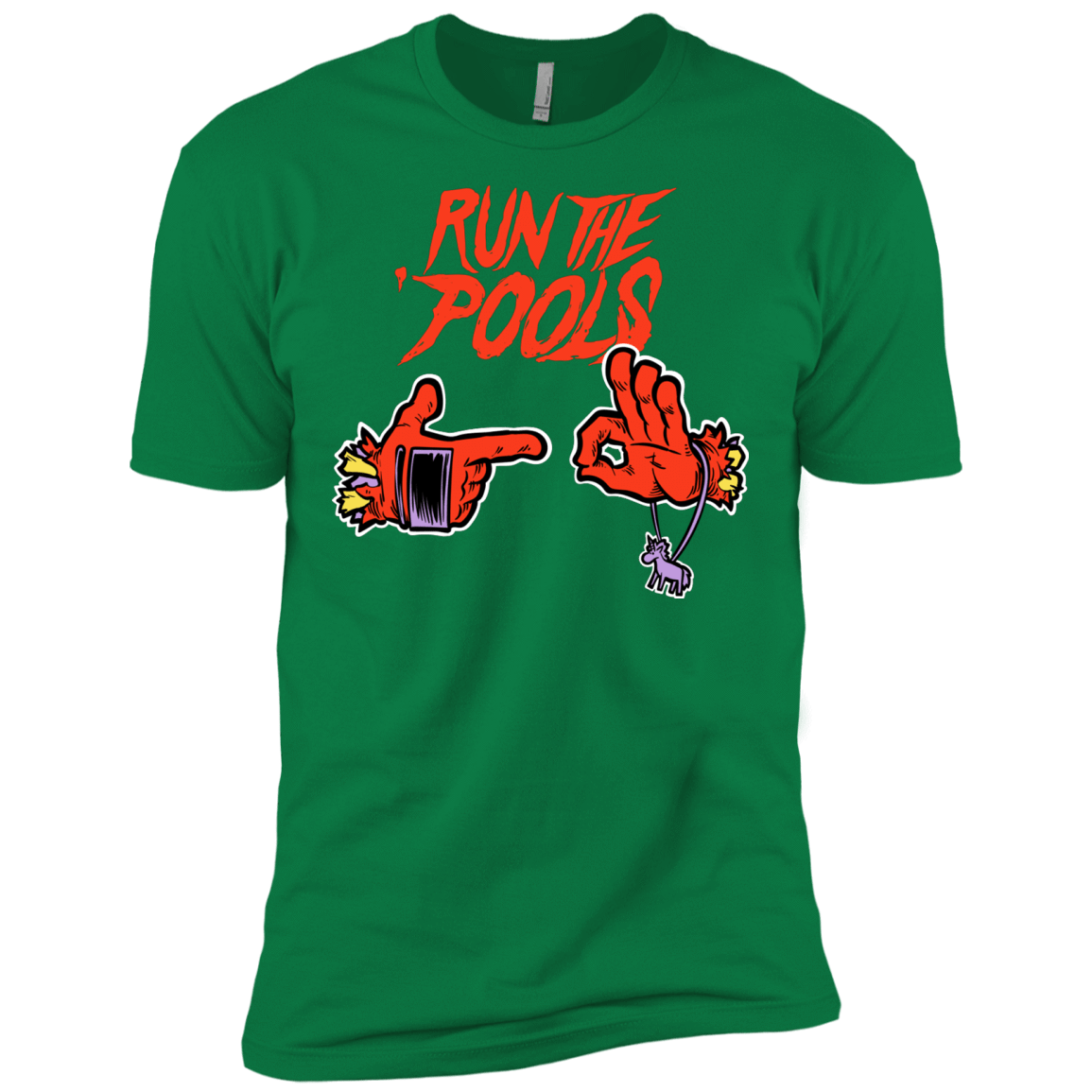 T-Shirts Kelly Green / X-Small Run the Pools Men's Premium T-Shirt