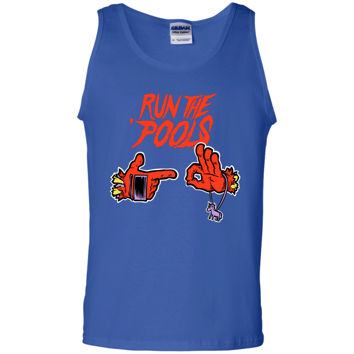 T-Shirts Royal / S Run the Pools Men's Tank Top
