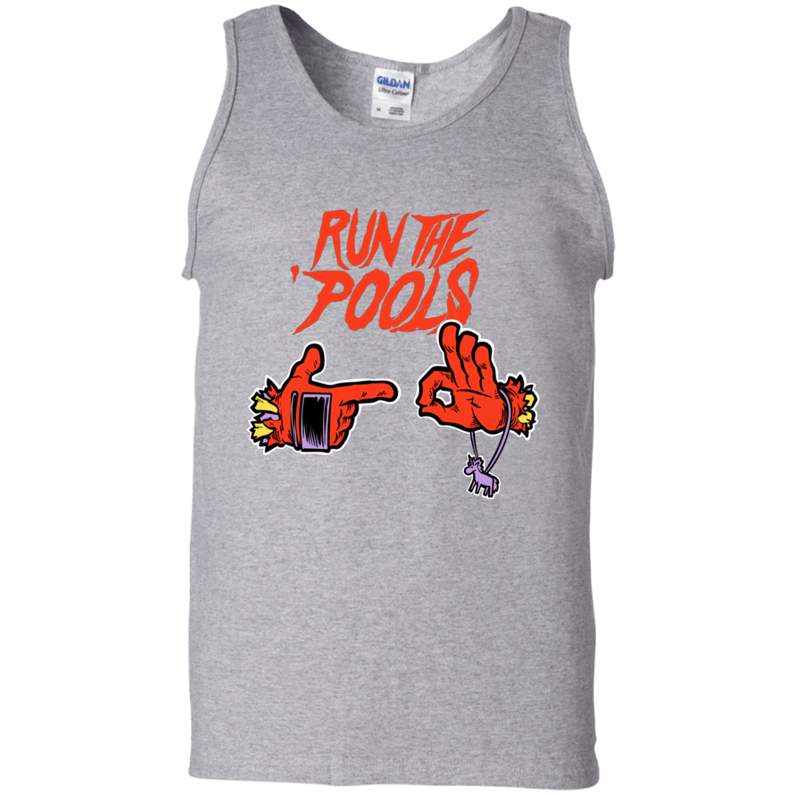 T-Shirts Sport Grey / S Run the Pools Men's Tank Top