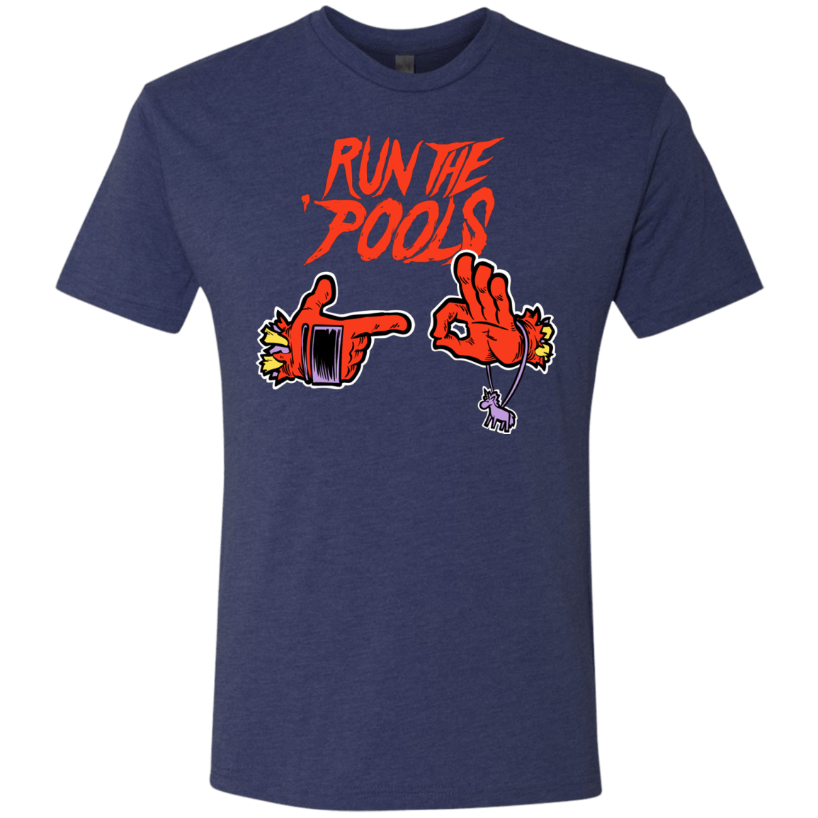 T-Shirts Vintage Navy / S Run the Pools Men's Triblend T-Shirt