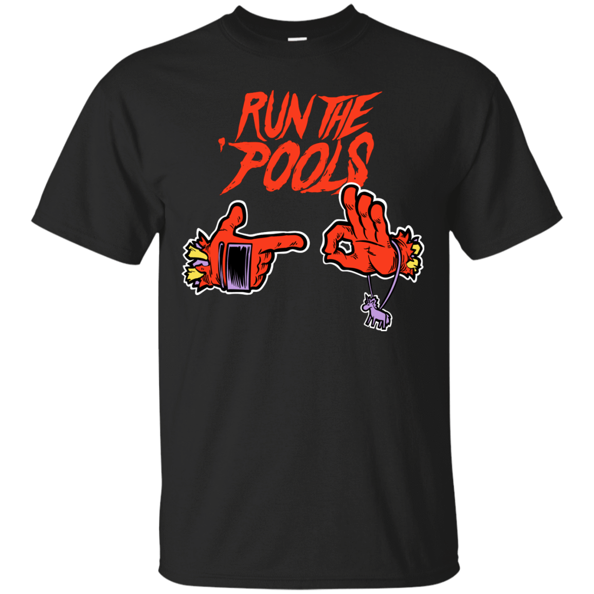 T-Shirts Black / S Run the Pools T-Shirt