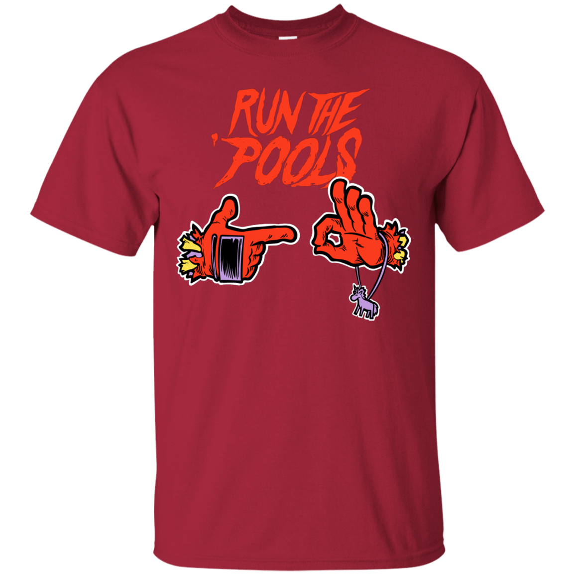 T-Shirts Cardinal / S Run the Pools T-Shirt