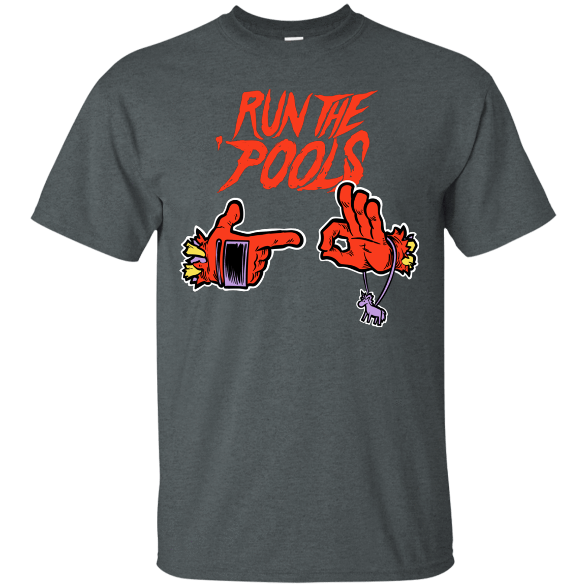 T-Shirts Dark Heather / S Run the Pools T-Shirt