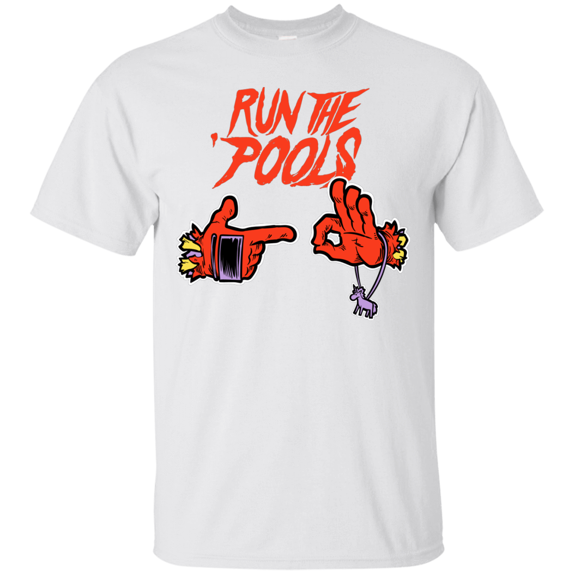 T-Shirts White / S Run the Pools T-Shirt
