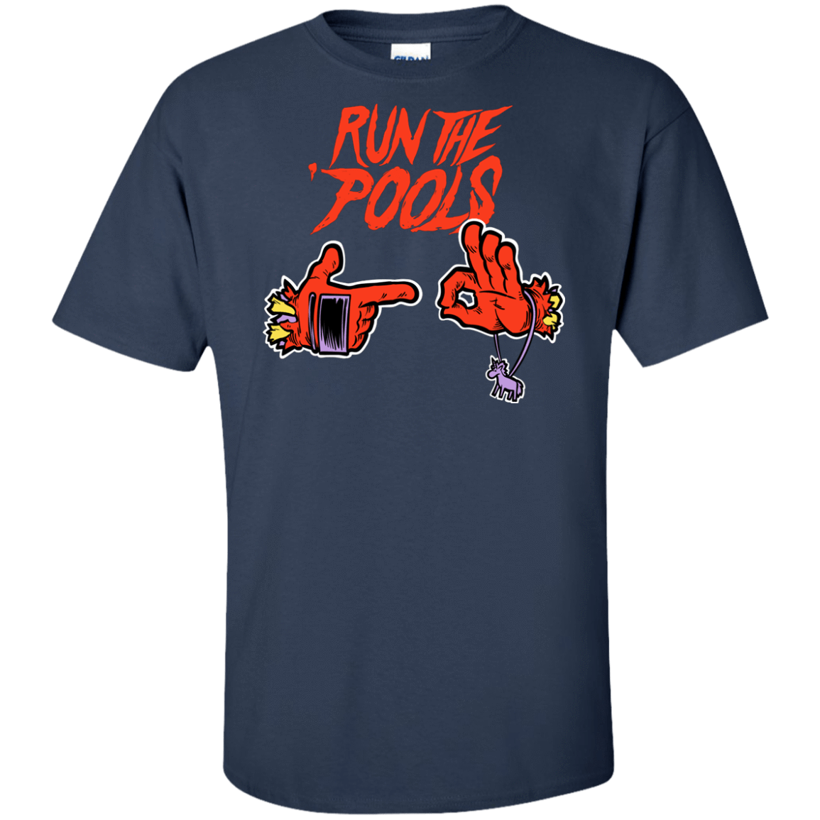 T-Shirts Navy / XLT Run the Pools Tall T-Shirt