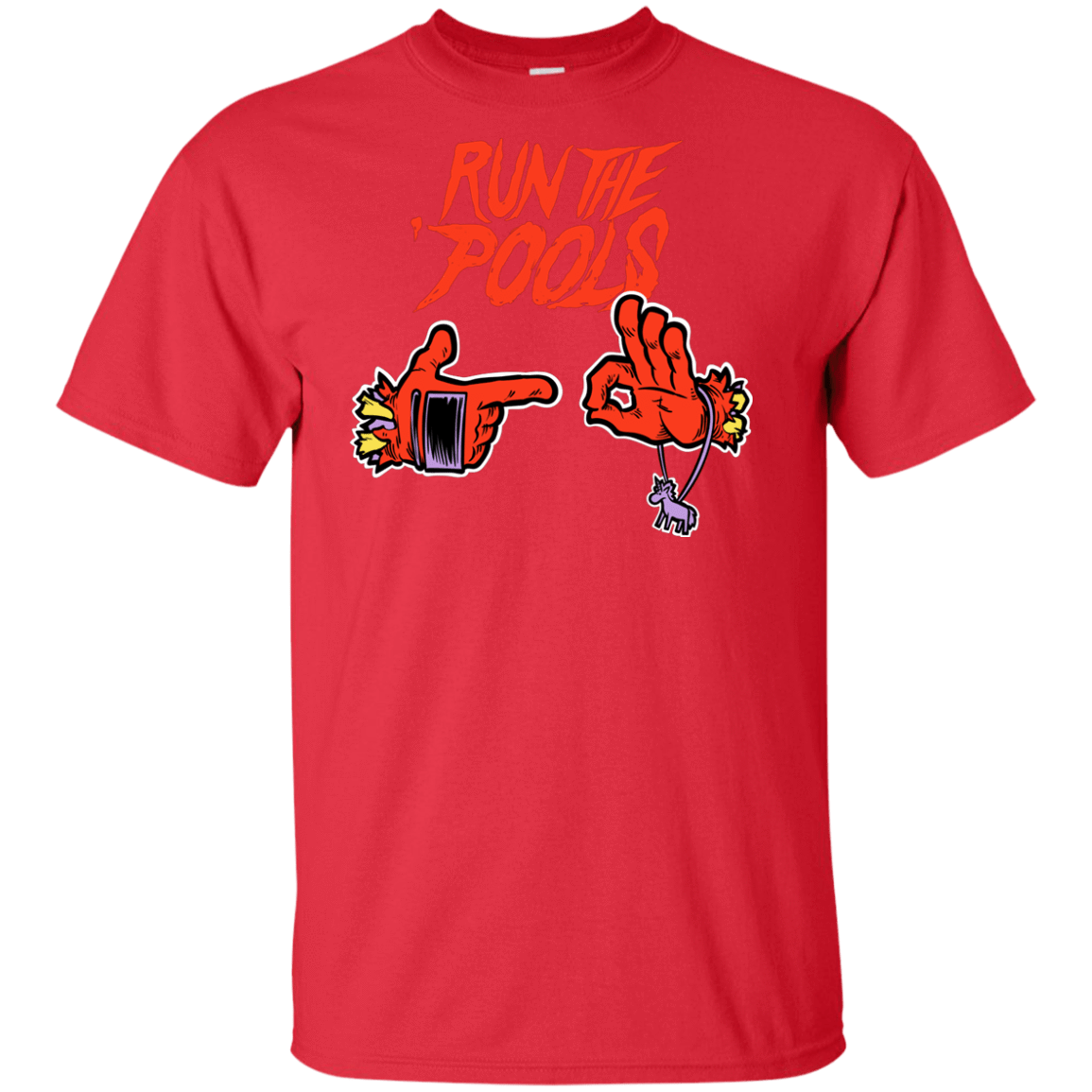 T-Shirts Red / XLT Run the Pools Tall T-Shirt