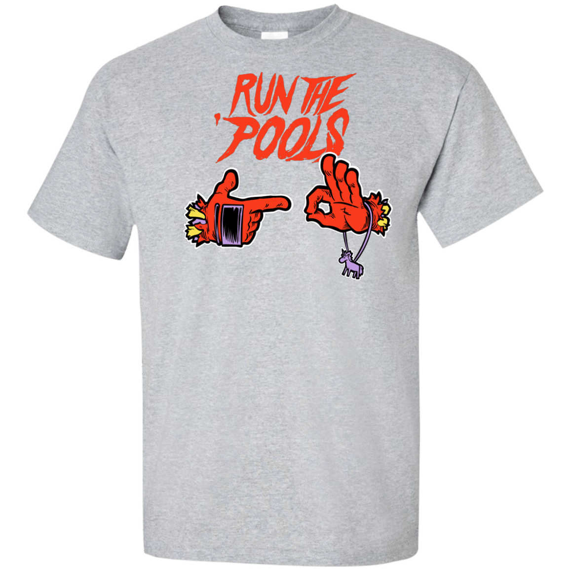 T-Shirts Sport Grey / XLT Run the Pools Tall T-Shirt