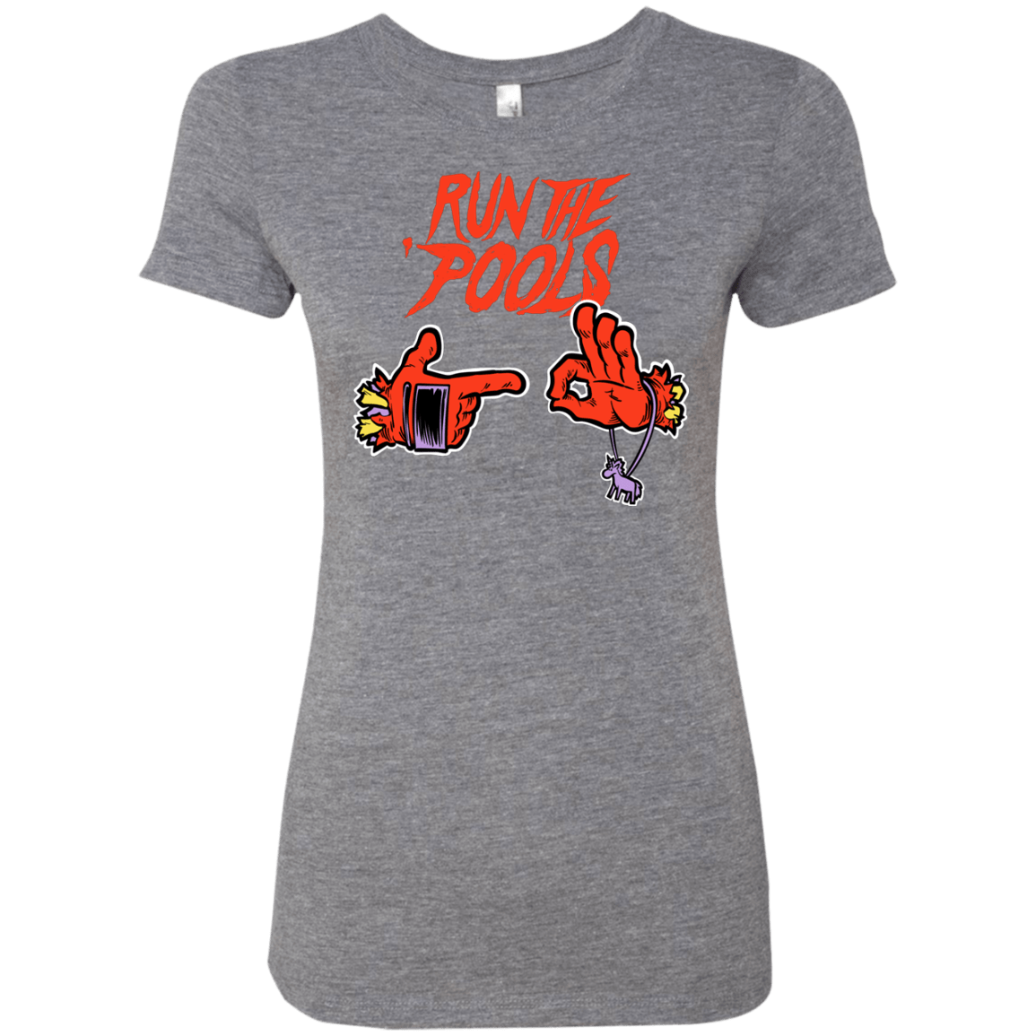 T-Shirts Premium Heather / S Run the Pools Women's Triblend T-Shirt