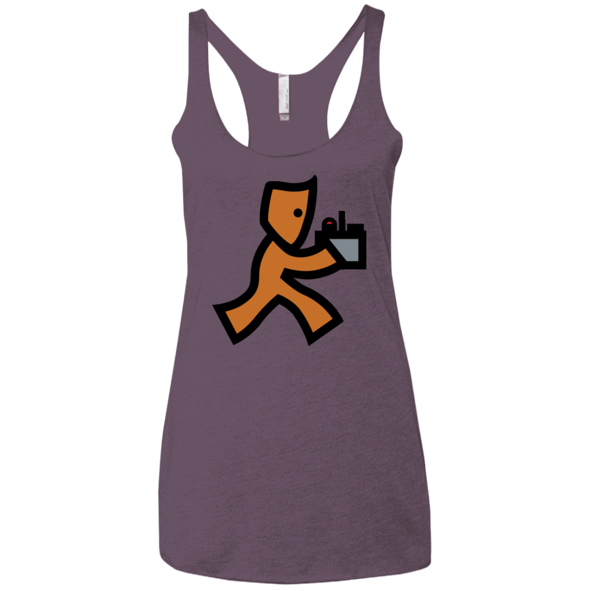 T-Shirts Vintage Purple / X-Small RUN Women's Triblend Racerback Tank