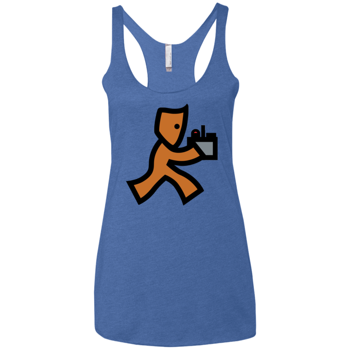 T-Shirts Vintage Royal / X-Small RUN Women's Triblend Racerback Tank