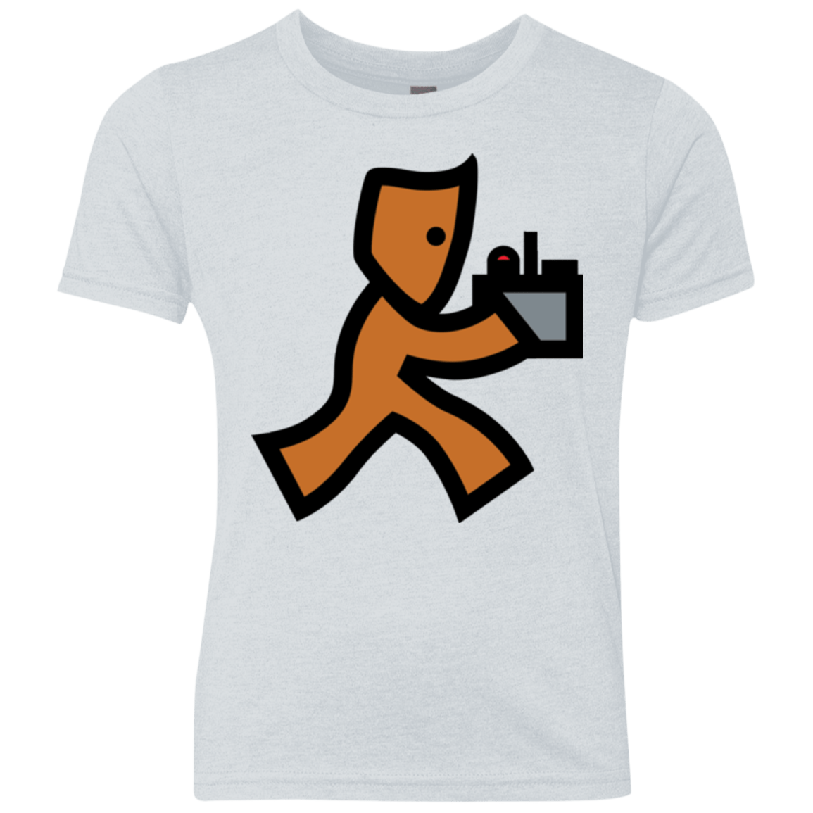 T-Shirts Heather White / YXS RUN Youth Triblend T-Shirt