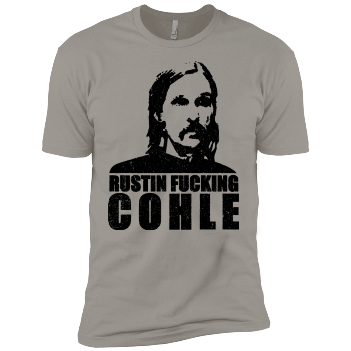 T-Shirts Light Grey / YXS Rustin Fucking Cohle Boys Premium T-Shirt