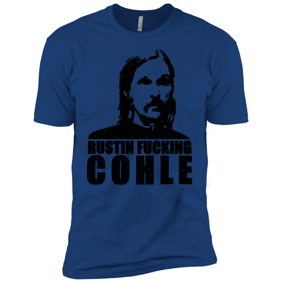 T-Shirts Royal / YXS Rustin Fucking Cohle Boys Premium T-Shirt