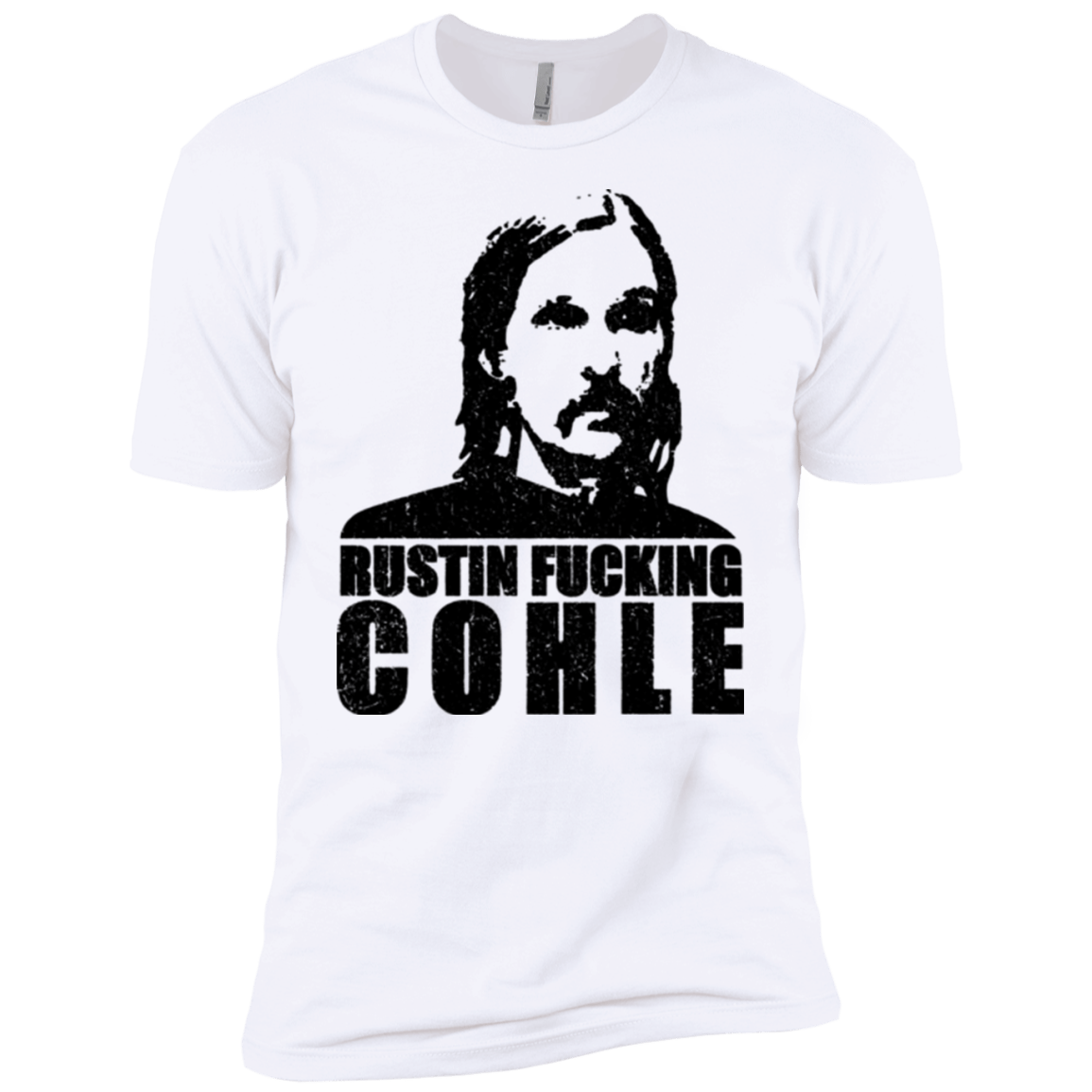 T-Shirts White / YXS Rustin Fucking Cohle Boys Premium T-Shirt