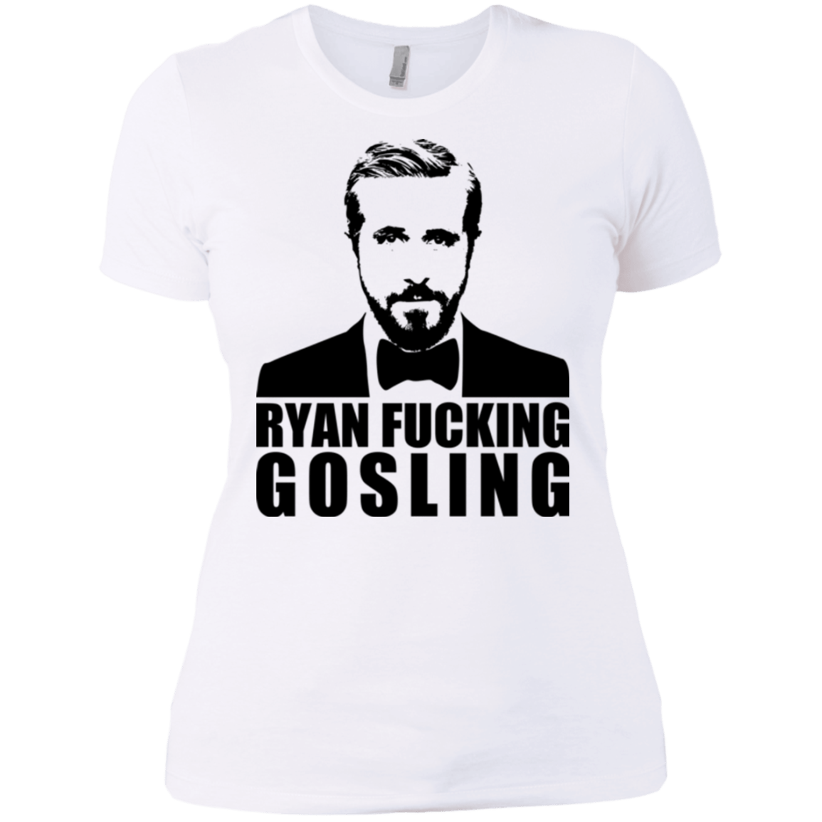 T-Shirts White / X-Small Ryan Fucking Gosling Women's Premium T-Shirt