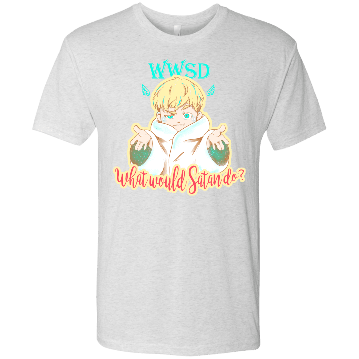 T-Shirts Heather White / S Ryo Men's Triblend T-Shirt
