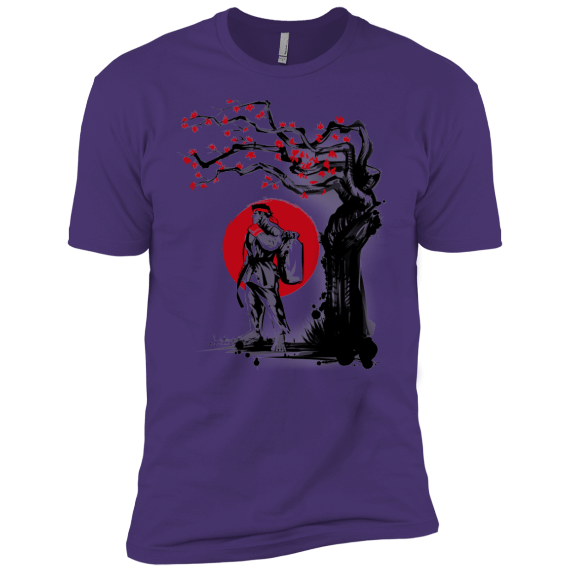 T-Shirts Purple Rush/ / X-Small Ryu Under The Sun Men's Premium T-Shirt