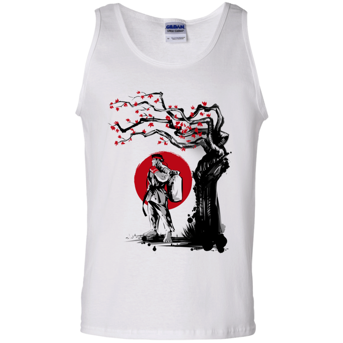 T-Shirts White / S Ryu Under The Sun Men's Tank Top