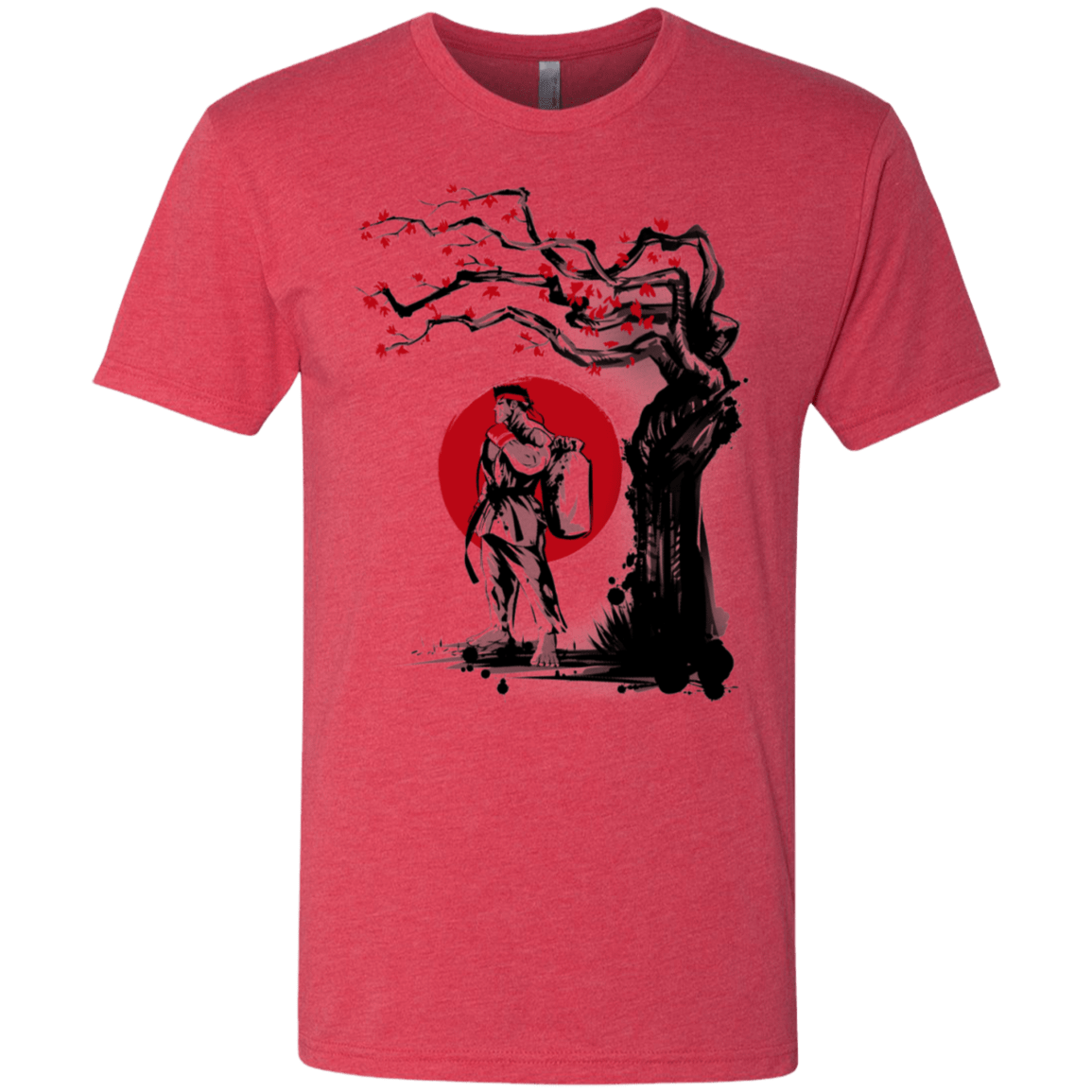 T-Shirts Vintage Red / S Ryu Under The Sun Men's Triblend T-Shirt
