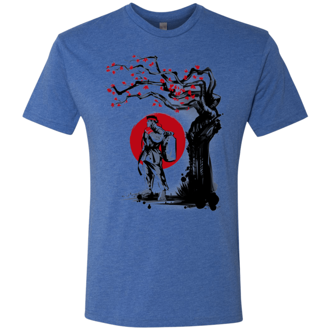 T-Shirts Vintage Royal / S Ryu Under The Sun Men's Triblend T-Shirt