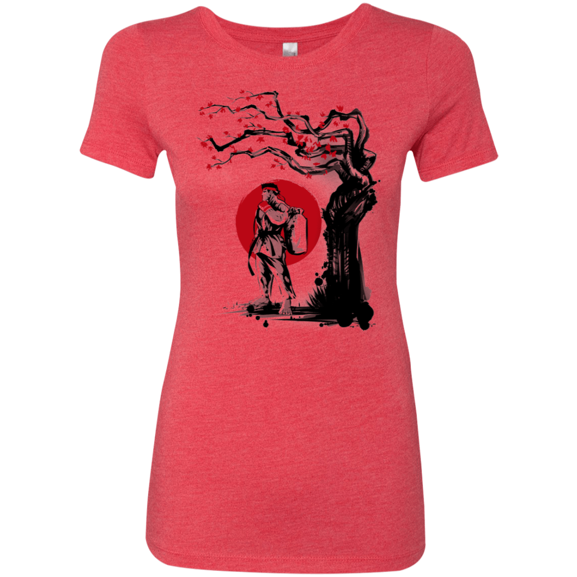 T-Shirts Vintage Red / S Ryu Under The Sun Women's Triblend T-Shirt