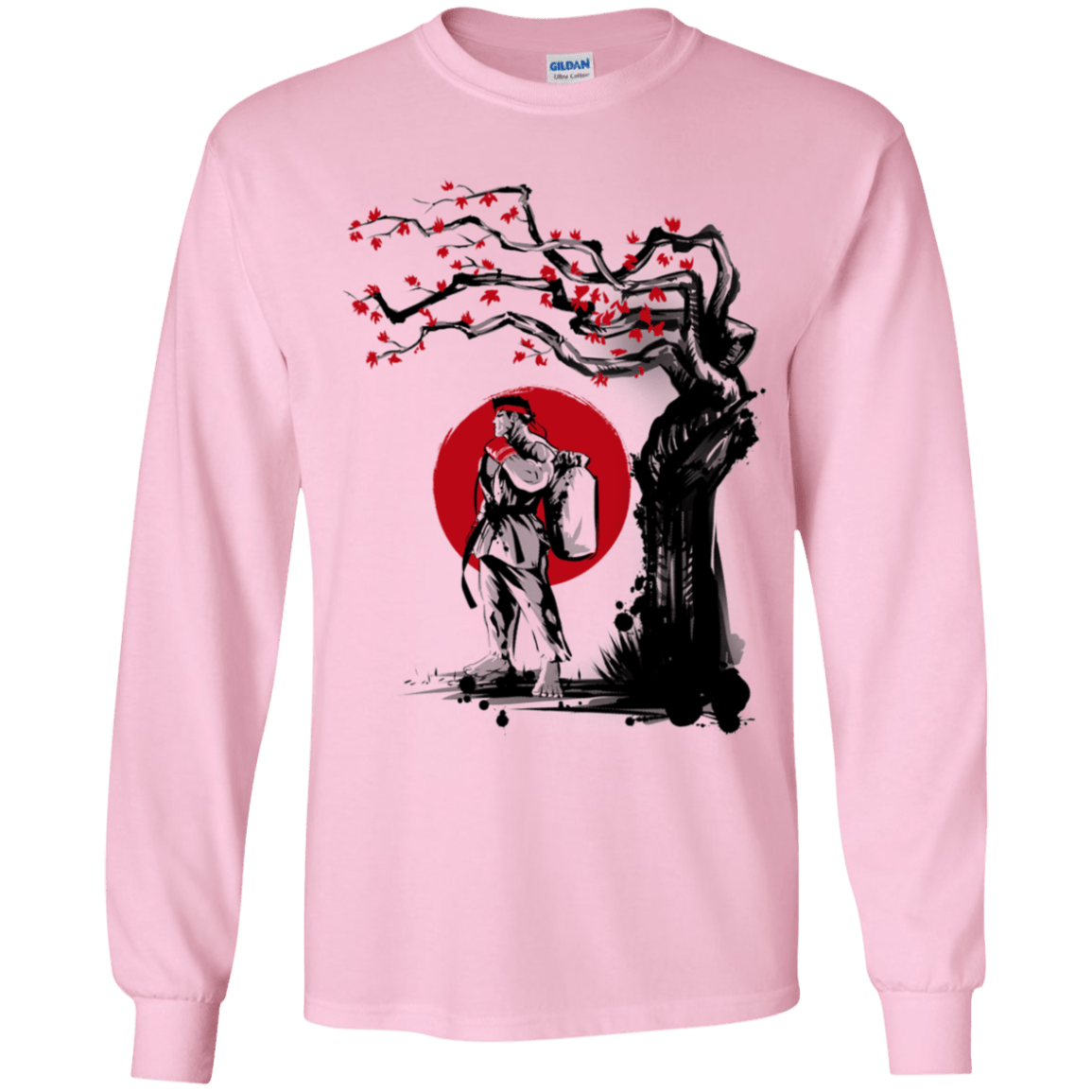 T-Shirts Light Pink / YS Ryu Under The Sun Youth Long Sleeve T-Shirt