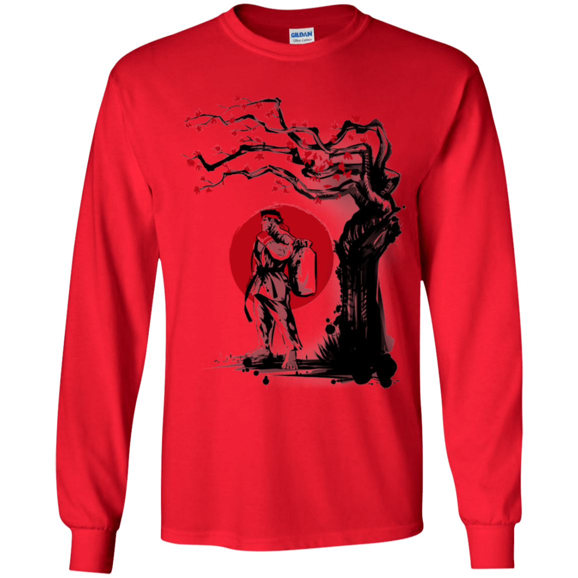 T-Shirts Red / YS Ryu Under The Sun Youth Long Sleeve T-Shirt