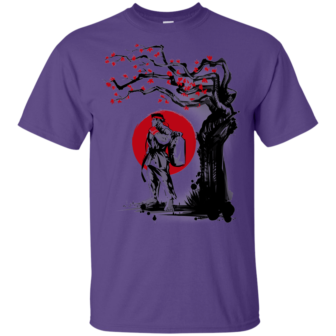 T-Shirts Purple / YXS Ryu Under The Sun Youth T-Shirt