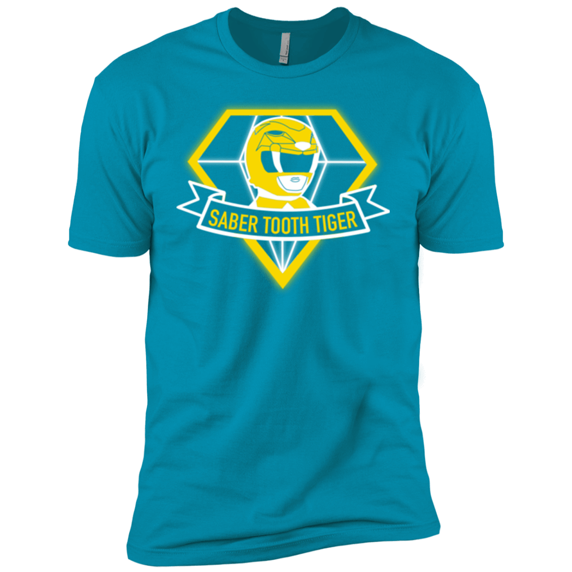 T-Shirts Turquoise / YXS Saber Tooth Tiger Boys Premium T-Shirt