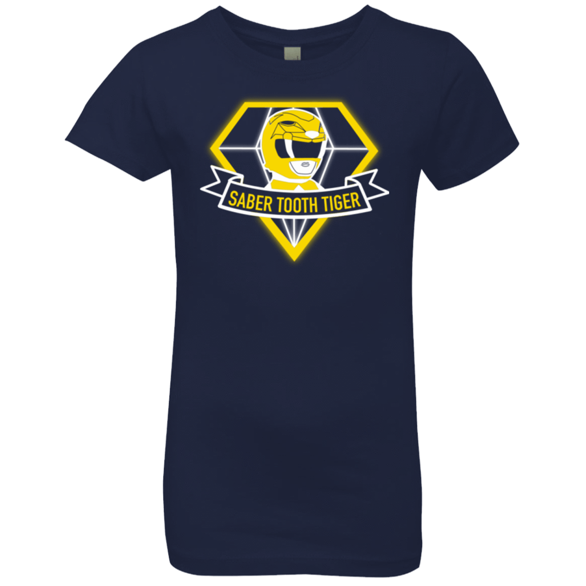 T-Shirts Midnight Navy / YXS Saber Tooth Tiger Girls Premium T-Shirt