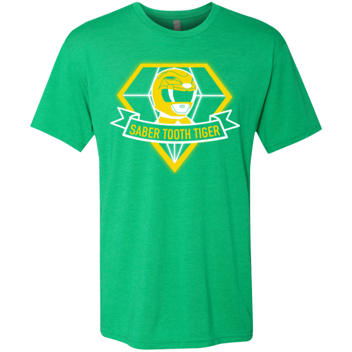 T-Shirts Envy / Small Saber Tooth Tiger Men's Triblend T-Shirt