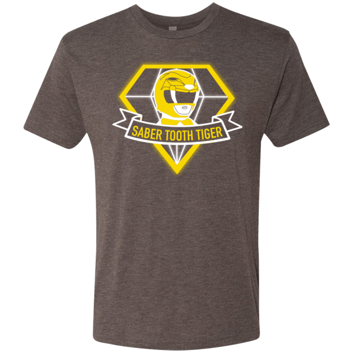 T-Shirts Macchiato / Small Saber Tooth Tiger Men's Triblend T-Shirt